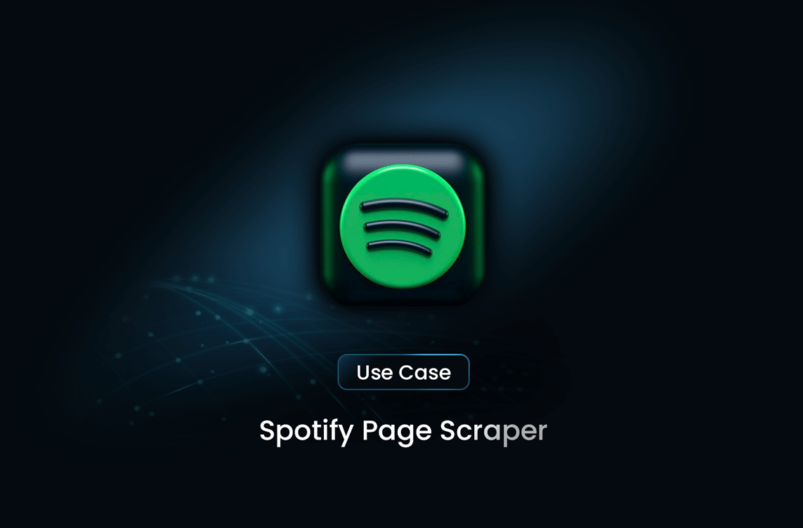 Spotify Page Scraper