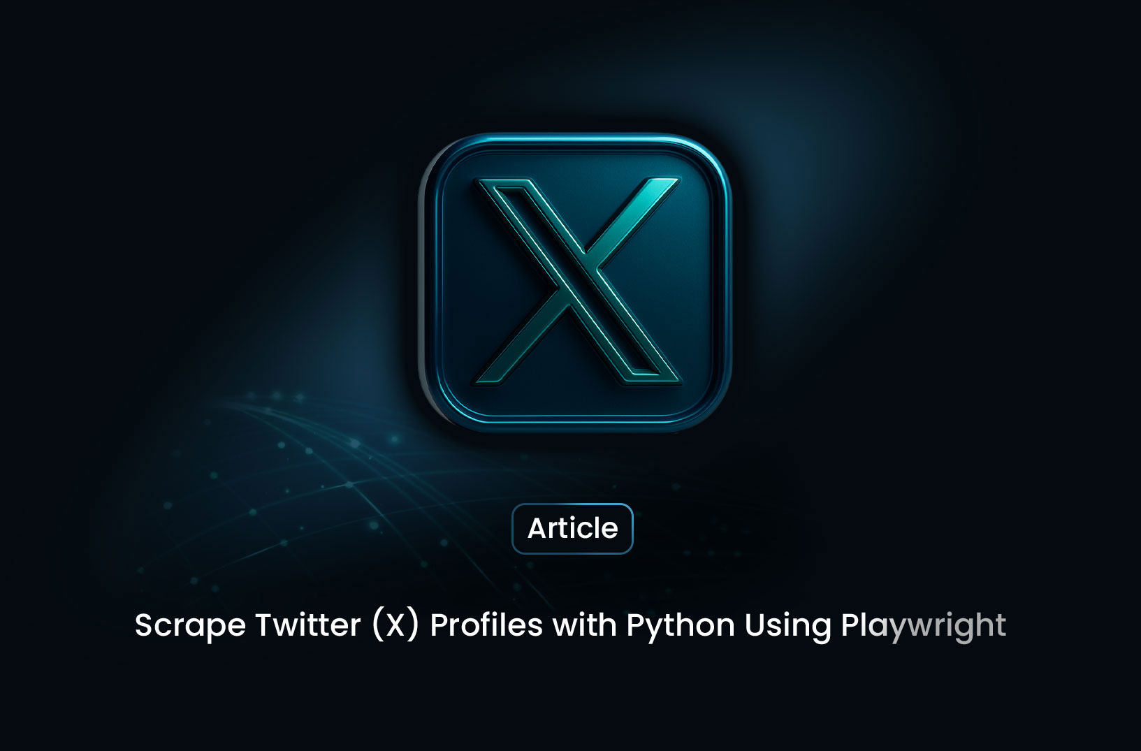 How to Scrape Twitter (X) Profiles with Python Using Playwright
