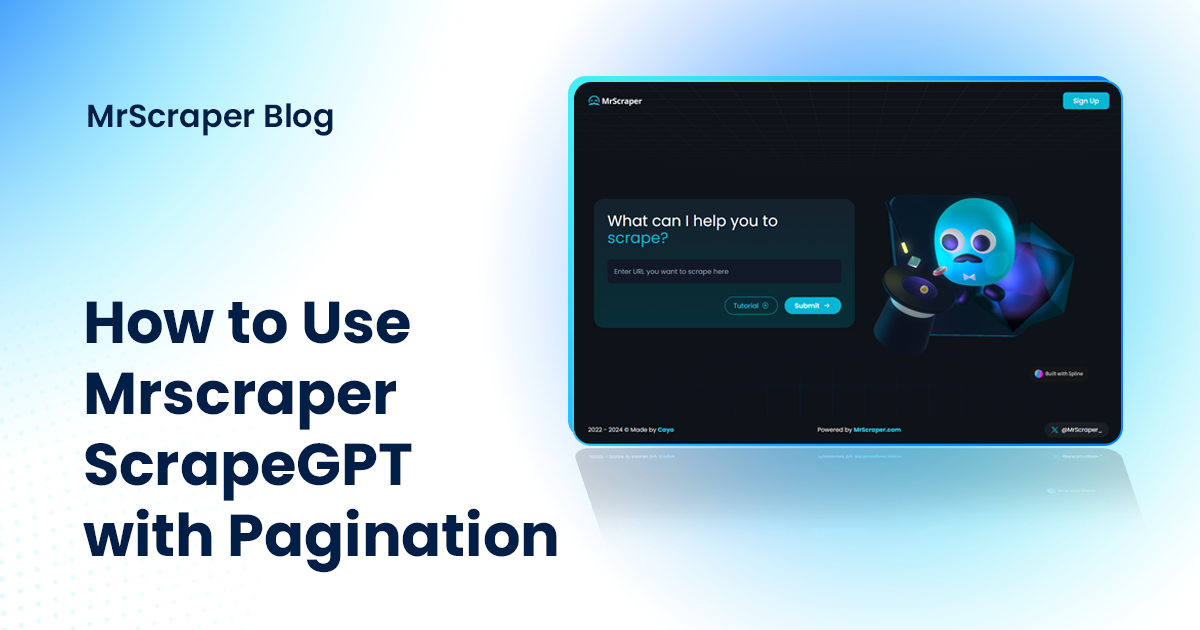 How to Use Mrscraper ScrapeGPT with Pagination