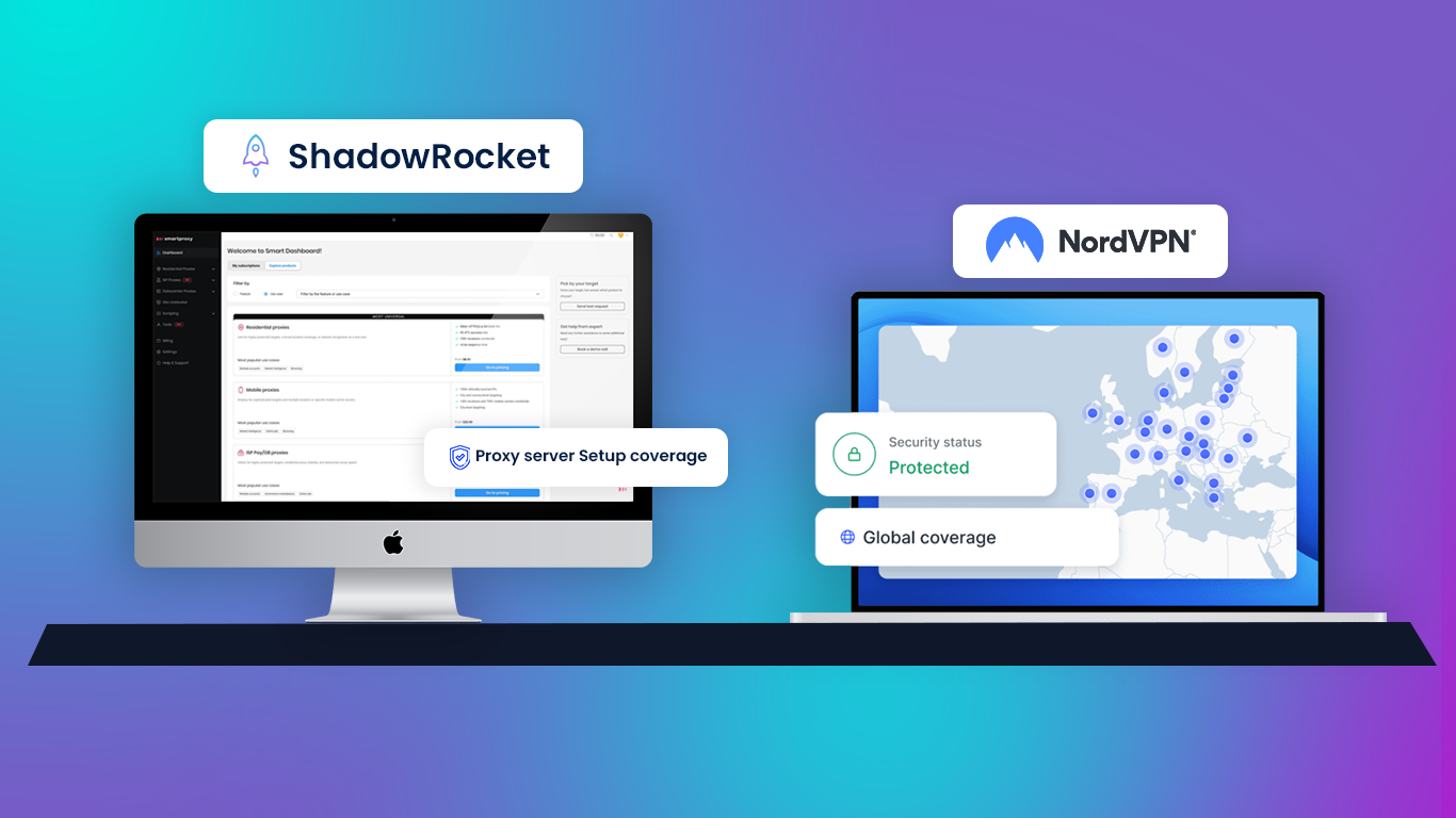 Difference between Shadowrocket and NordVPN